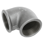 Gomito 90G F.F. Gh.Zinc. Gr.1.1/2    Fig.90