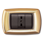 Placca Life Mod. Living Plast. Oro 3P