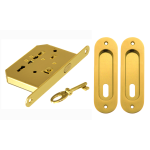 Kit X Porte Scor.Nicchia Ovale C/Chia.Oro-Luc