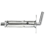 Mini-Tassello Zinco-Cromato Gancio Corto Mm.6