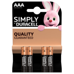 Duracell Simply Alcalina M/Stilo Bl.4 Pz
