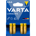 Varta Longlife Alcaline M/Stilo Bl.4 Pz *