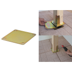 Piastra Piana Acc.Trop.800/P Mm.3,5X150X150