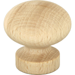 Pomolo Legno Grezzo Art.101/A Mm.38