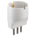 Adattatore Schuko 16A Bianco Fig.9