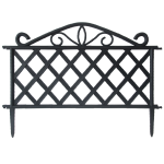 Steccato In Abs Cm 47,5X36H  Nero