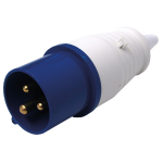 Spina Industr. 16A 2P+T 220 V  Fig.1
