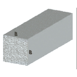 Profilo Argento H.100 Quadro Pieno 10X10 **