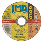 Ima Minidisco X Inox Gold Piano D.115X1X22