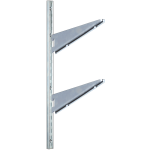 Cremagliera Art.2750 Doppia Cava Cm.198 Zinc.