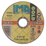 Ima Minidisco X Legno Gold Piano 115X1,6X22