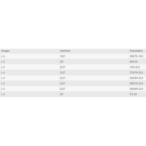 Cingoli Standard Catene a Settori - Cingoli per Camion e Autobus GR L-3
