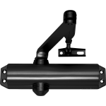 Chiudip. Dc120 C/Braccio C/Fermo Nero Certif.