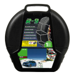 R-9 Coppia Catene da Neve a maglia compatta, 9mm di ingombro interno GR 9,5