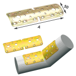 Piastra Tonda X Piegat.Trop.Art.902 Mm.50X160