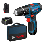 Bosch-B 12V Trapano Gsb12 V-15 C/2 Batt.2,0Ah