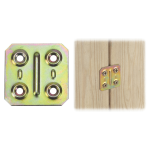 Piastra Diritta Acc.Trop. Art.160 Mm.50X 50