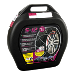 S-12 Coppia Catene da Neve per SUV, 4x4, Fuoristrada, 12mm di ingombro interno GR 22,7