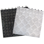 Piastrella Alluminio Antiscivolo Cm.30X30