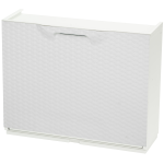 SCARPIERA 1 ANTA MODULARE EFFETTO RATTAN BIANCO 51*17.3*41H