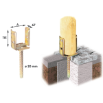 Supporto Anc.Reg.Pilastri Ton.Trop.938 70/150