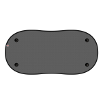 Molly-Posteriore, tendina a molla - 50x100 cm