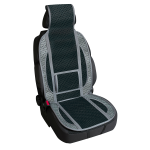 Fresco-Sport, schienale estivo in fibra naturale di bambù - Nero