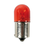 12V Lampada sferica - RY10W - 10W - BAU15s - 2 pz - D/Blister - Arancio