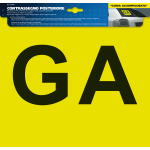 Contrassegno GA (Guida Accompagnata) - Posteriore