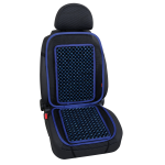 Evoluzione, schienale in palline di legno - Blu