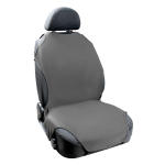 Coprisedile Universale Elasticizzato In Poliestere Grigio Protezione Sedile
