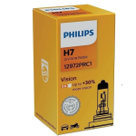 LAMPADA LAMPADINA FARI AUTO PHILIPS VISION H7 12V 55W +30% DI LUCE 12972PRC1
