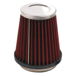 KIT FILTRO ARIA ADATTATORI SPORTIVO TUNING UNIVERSALE LAMPA PILOT CONICO AUTO