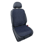 Coprisedile Schienale Estivo Carta Tessile Blu Militare Per Auto Universale 1 pz