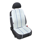 Fresco schienale coprisedile universale per auto fibra naturale cellulosa bianco