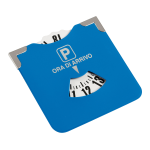 DISCO ORARIO IN SIMILPELLE PER AUTO PARCHEGGIO PARCOMETRO EUROPEO SOSTA ARRIVO