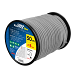 Corda elastica in bobina - Ø 8 mm - 50 m - Grigio