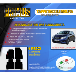 Tappetini su misura per Nissan Pulsar C12 dal 09.2014 con 2 attacchi