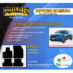 Tappetini su misura per Opel Grandland X 2017/22 con 2 attacchi