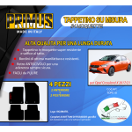 Tappetini su misura per Opel Crossland X 06.2017/21 con 4 attacchi
