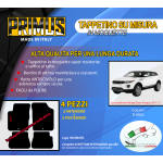 Tappetini su misura per LandRover Range Rover Evoque dal 07.2011/15 con 4 attacchi