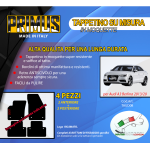 Tappetini su misura per Audi A3 Berlina 2013/20 con 8 attacchi