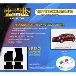 Tappetini su misura per Audi A4 (B8) dal 01.2008-10.2015 con 4 attacchi