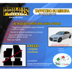 Tappetini su misura per Audi A4 (B9) 11.2015/19 con 4 attacchi