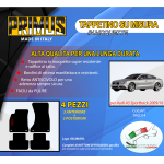 Tappetini su misura per Audi A5 Sportback (8TA) dal 2009-09.2016 con 4 attacchi