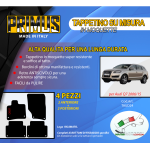 Tappetini su misura per Audi Q7 (4L) 03.2006-05.2015 con 8 attacchi