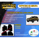Tappetini su misura per Dacia Duster 2WD 4WD 2015-2017 con 2 attacchi