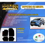 Tappetini su misura per Ford Ecosport 2018-23 con 2 attacchi