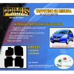 Tappetini su misura per Honda Jazz dal 11.2008-15 con 4 attacchi