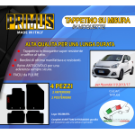 Tappetini su misura per Hyundai i10 dal 11.2013-17 con 3 attacchi